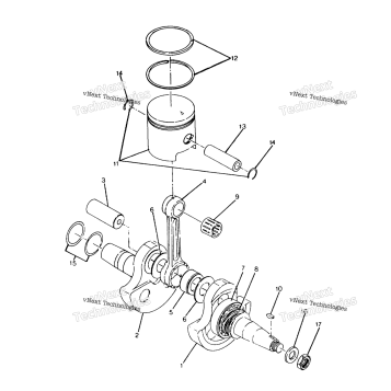 CRANKSHAFT & PISTON ASSEMBLY TRAIL BLAZER