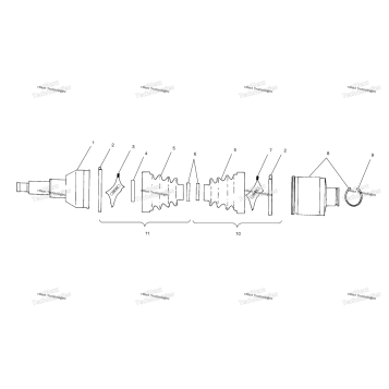 REAR DRIVE SHAFT A00CH50AA