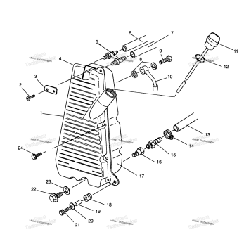 OIL TANK ASSEMBLY MAGNUM 2X4