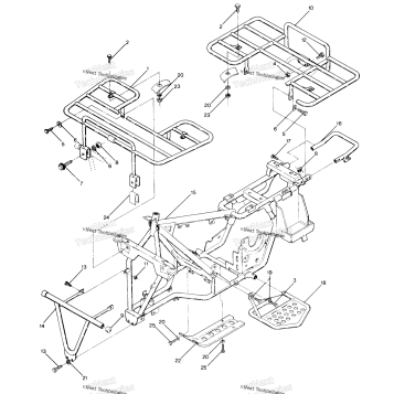 FRAME ASSEMBLY WITH RACKS