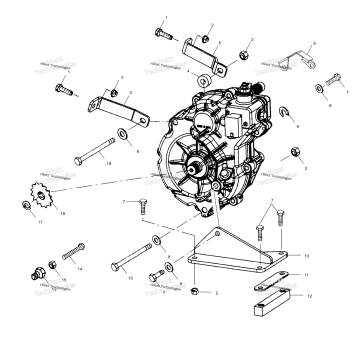 GEARCASE MOUNTING