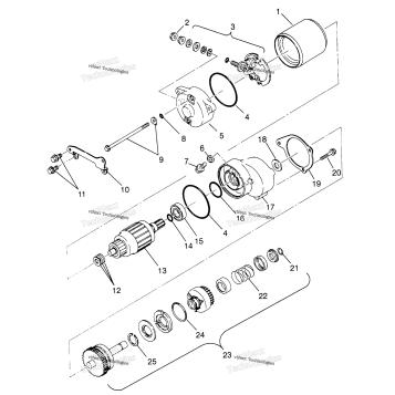 STARTING MOTOR XPRESS W969540 (4935923592E004)