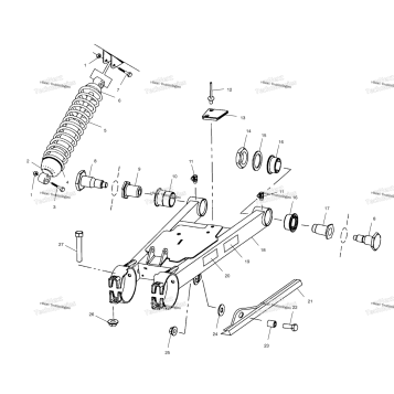SWING ARM/SHOCK MOUNTING A00CL50AA