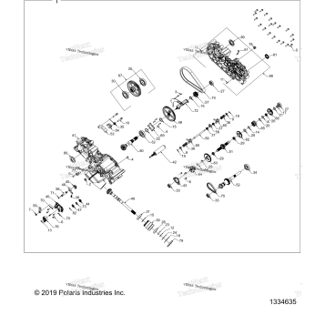 DRIVE TRAIN, MAIN GEARCASE