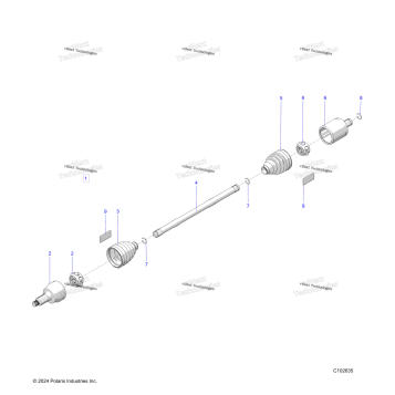 DRIVE TRAIN, DRIVE SHAFT, REAR
