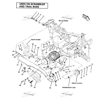 ENGINE & MUFFLER MOUNTING