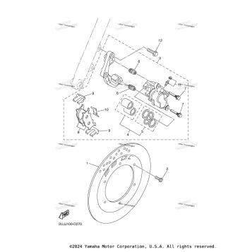 FRONT BRAKE CALIPER