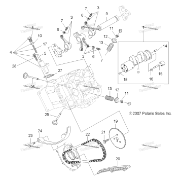 ENGINE, VALVES & CAMSHAFT