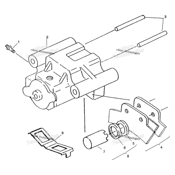 REAR BRAKE ASSEMBUY 6X6 250