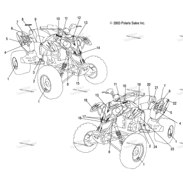 DECALS A04GJ50 (4986168616A08)