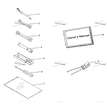 TOOL KIT MAGNUM 6X6 W97AE42A & SWEDISH MAGNUM 6X6