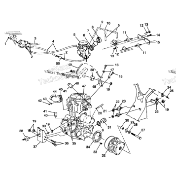 ENGINE MOUNTING W98H50A(D)(E)(F) (4950135013A013)