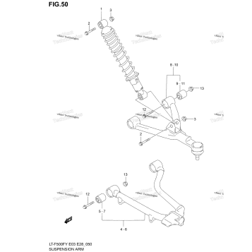 SUSPENSION ARM (MODEL W/X)