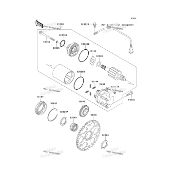STARTER MOTOR (JH1200-A1/A2)