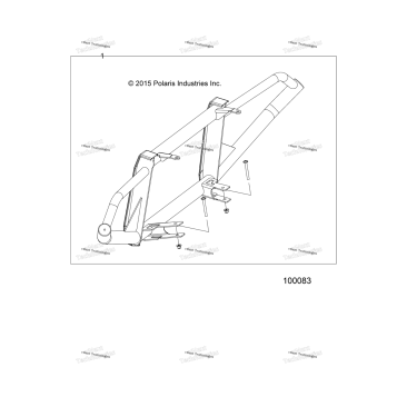 BODY, REAR BRUSHGUARD A16SXE95AG/D95A9