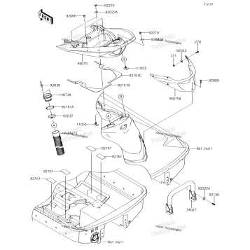 HULL REAR FITTINGS