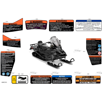 BODY - WARNING DECALS