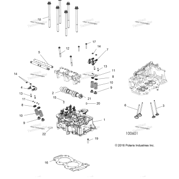 ENGINE, CYLINDER HEAD, CAM & VALVES