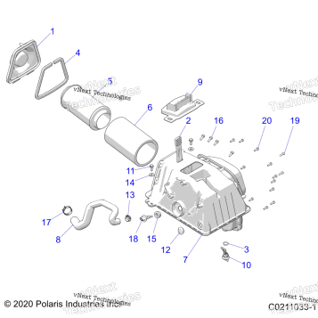 ENGINE, AIR INTAKE