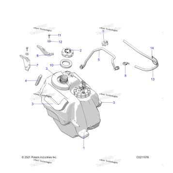 FUEL SYSTEM, FUEL TANK ASM