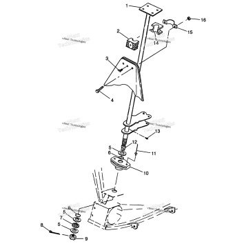 STEERING POST SPORT 400L