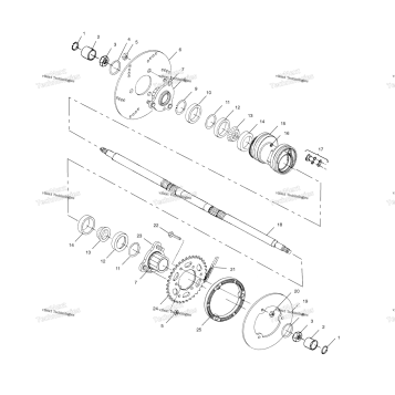 REAR HOUSING A01BG50AA