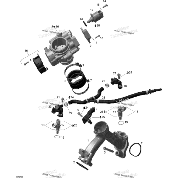 INTAKE MANIFOLD AND THROTTLE BODY