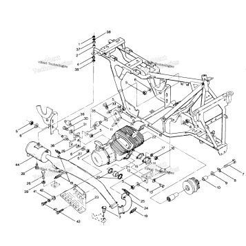 ENGINE & MUFFLER MOUNTING