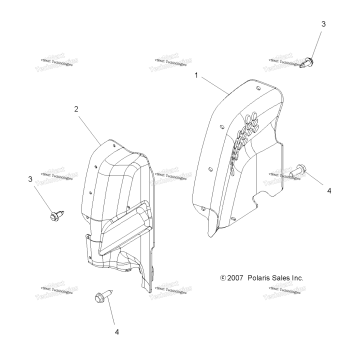 BODY, MUD GUARDS