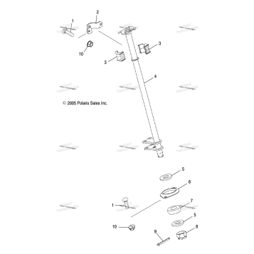 STEERING POST & TIE RODS