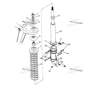 STRUT ASSEMBLY TRAIL BOSS