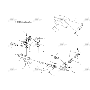 REAR BRAKE MASTER CYLINDER