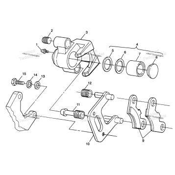 FRONT BRAKE XPLORER 300