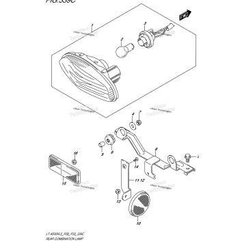 REAR COMBINATION LAMP (LT-A500XZL5 P28)