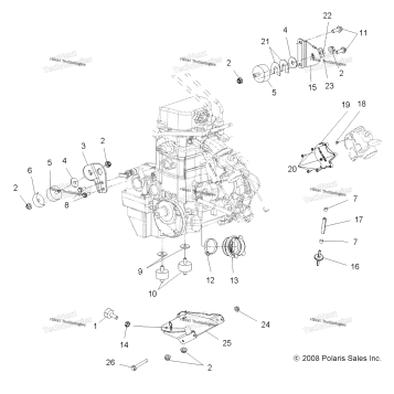 ENGINE, MOUNTING