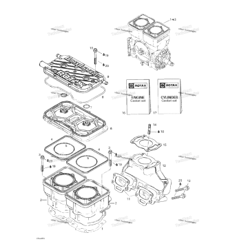 CYLINDER, EXHAUST MANIFOLD