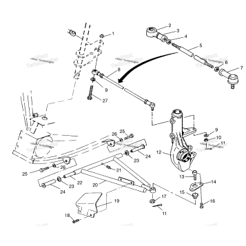 AARM/STRUT MOUNTING 4X4 300