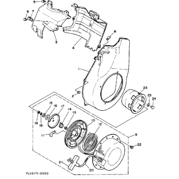 AIR SHROUD STARTER EF5000EA