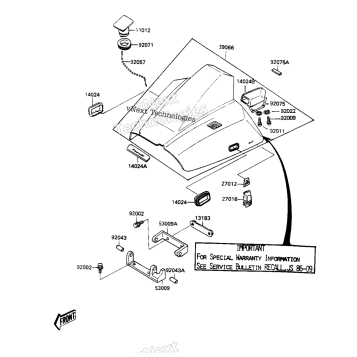 ENGINE HOOD (JF650-A2)