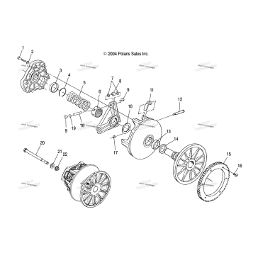 DRIVE CLUTCH /7CSA/NP7CS/7CSA/7CSB/NE8CS/8CSA/NP8CS/8CSA/8CSB (4993799379D04)