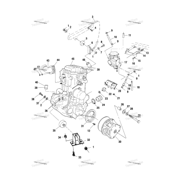 ENGINE MOUNTING A01BA50AA
