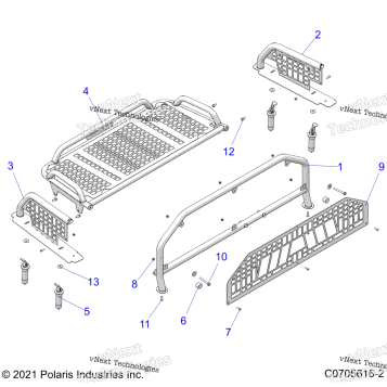 BODY, BED RACK