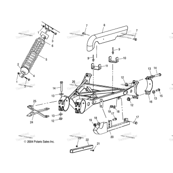 SWING ARM WELDMENT (4995019501C02)