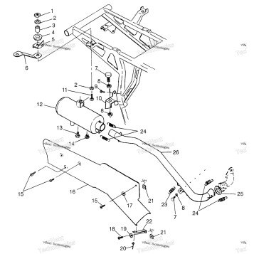 EXHAUST SYSTEM MAGNUM 4X4 W97AC42A, SWEDISH MAGNUM 4X4 & NORWEGI