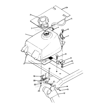 FUEL TANK ASSEMBLY 6X6 UPDATED 291