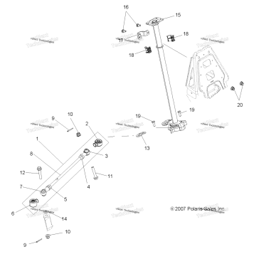 STEERING, STEERING POST ASM