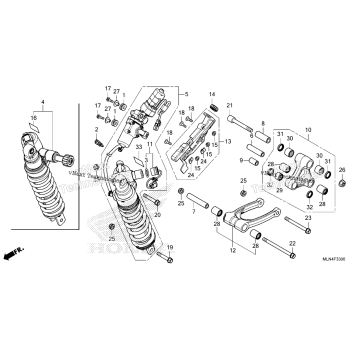 REAR SHOCK ABSORBER