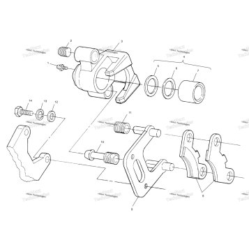 FRONT BRAKE A99CH45IA