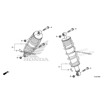 REAR SHOCK ABSORBER (1)
