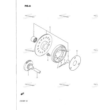 STARTER CLUTCH (MODEL H)